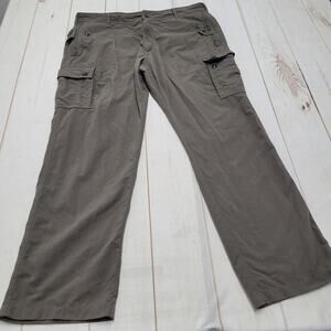 Clothing Arts pick pocket proof cargo travel pants brown P^Cubed
